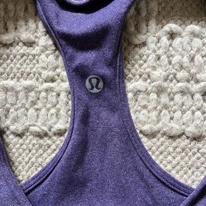 Women’s Lululemon Purple Racerback Tank Top